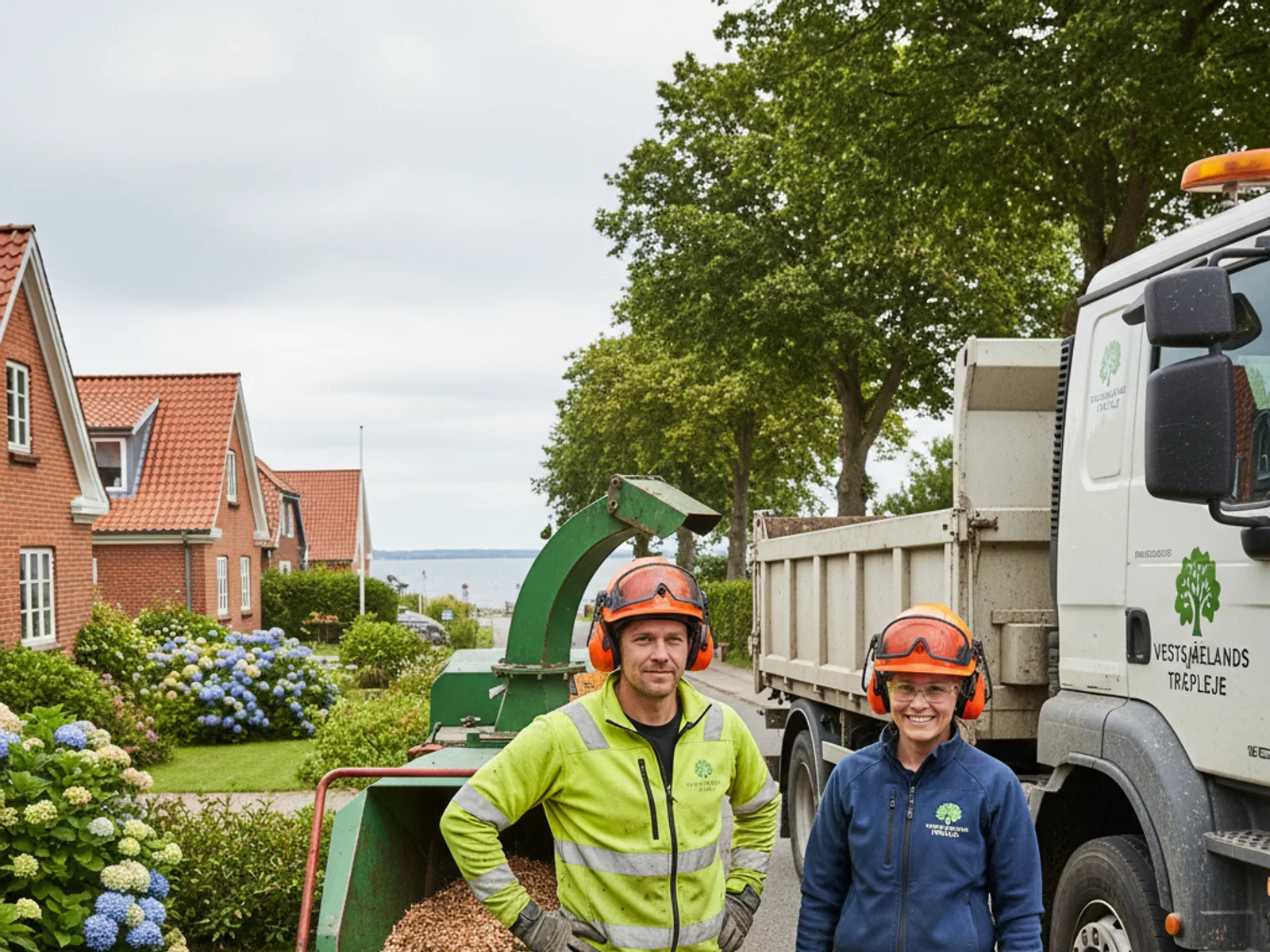 Certificerede arborister fra Kalundborg klar til træfældning