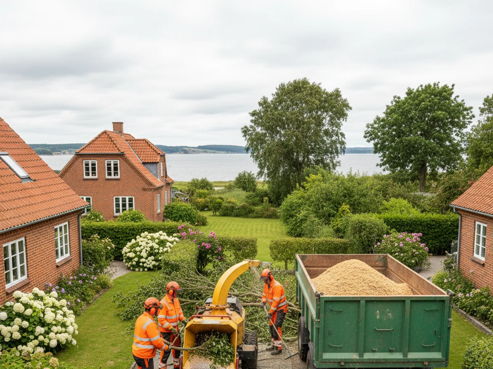 Flisning & bortkørsel i Slagelse
