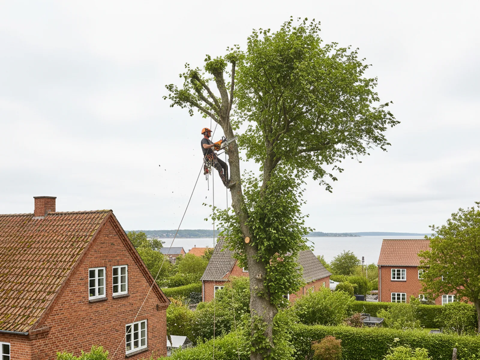 Topkapning & nedtagning i Slagelse