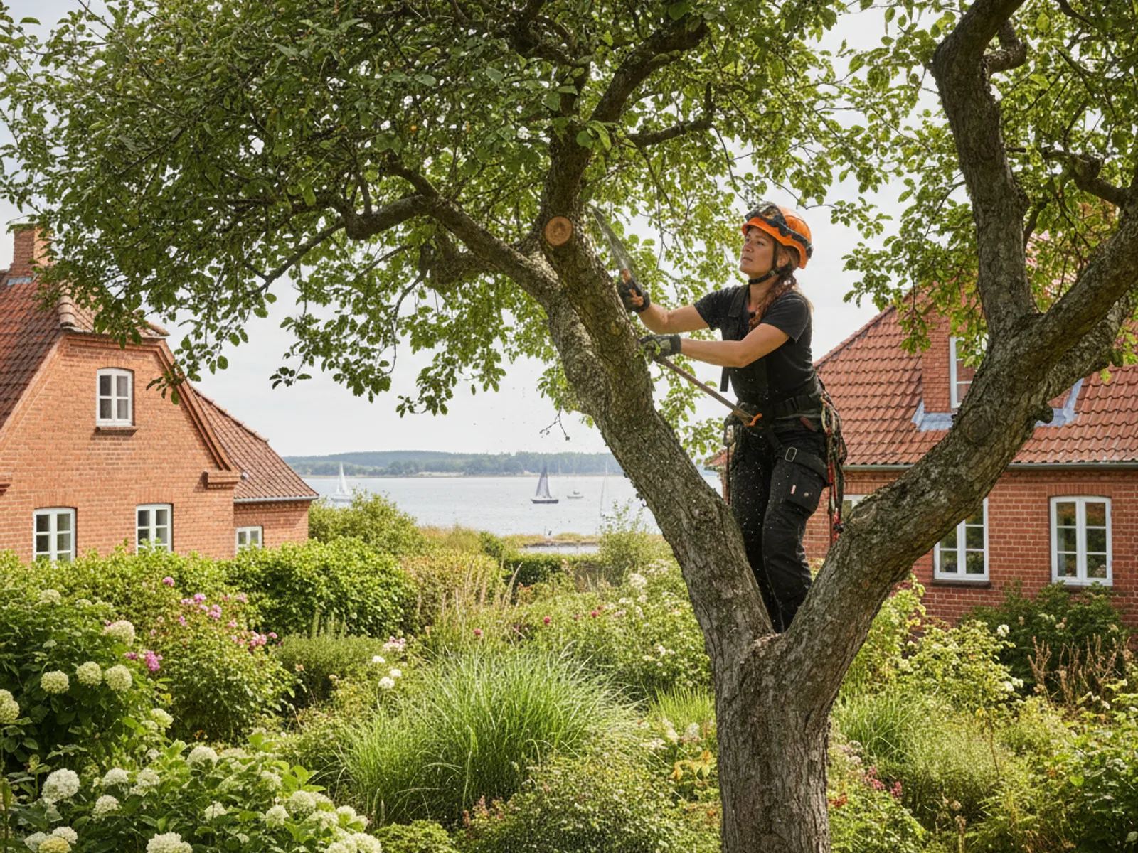 Træbeskæring i Kalundborg